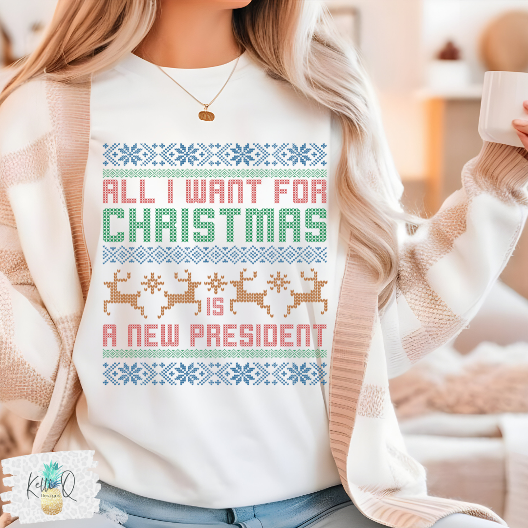 All I Want For Christmas Is A New President