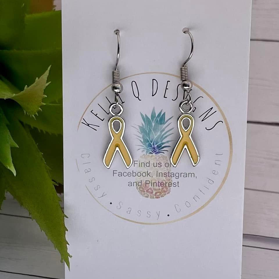 Yellow Awareness Ribbon