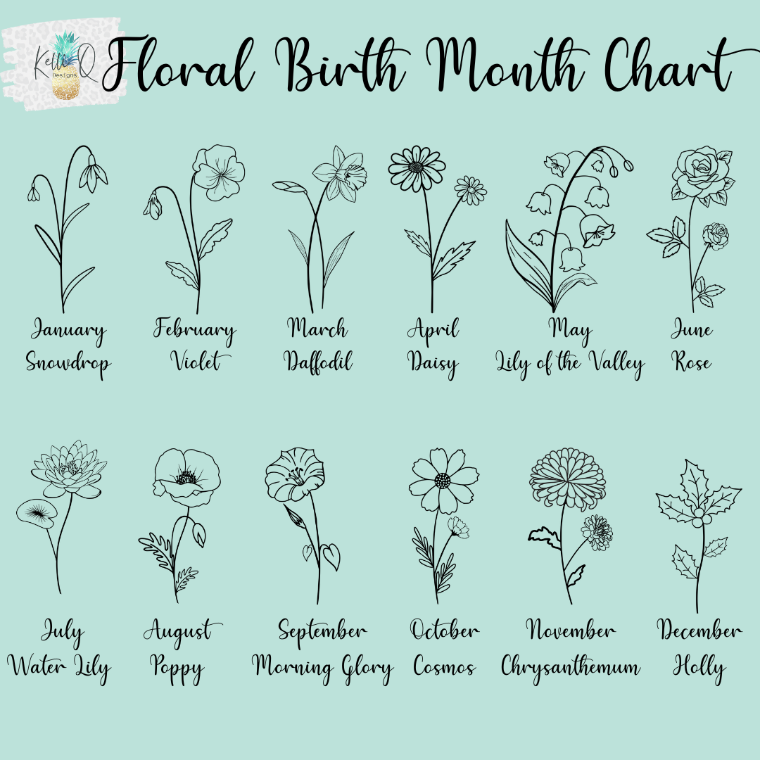 Birth Flower Tees