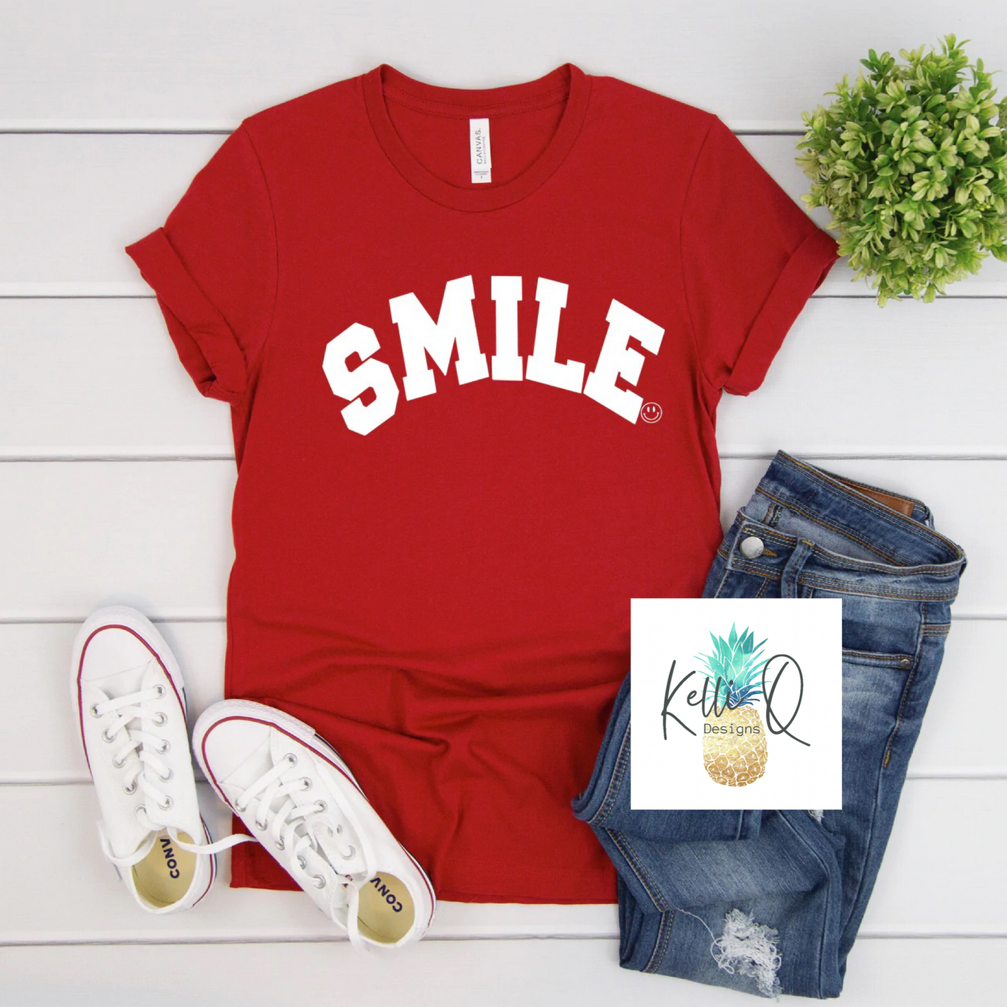 SMILE (white letters)