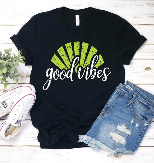 Good Vibes - lime green