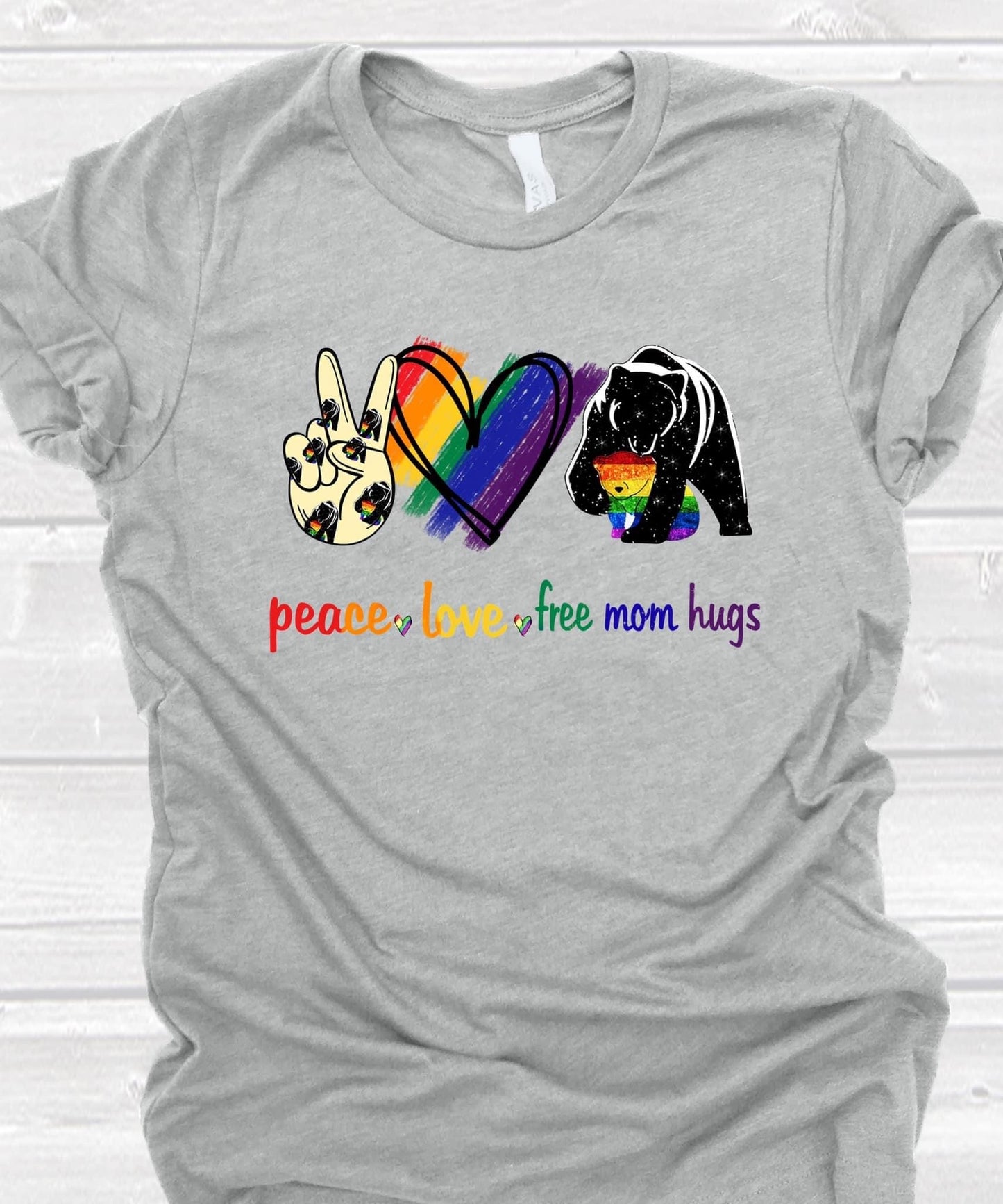Peace, Love, Free Mom Hugs