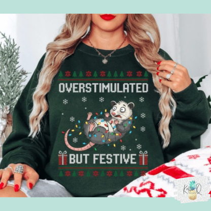 Overstimulated but festive