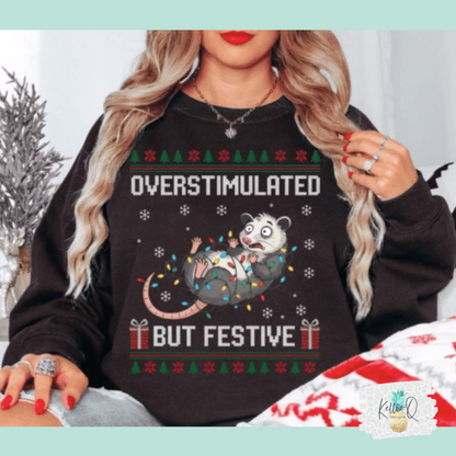Overstimulated but festive