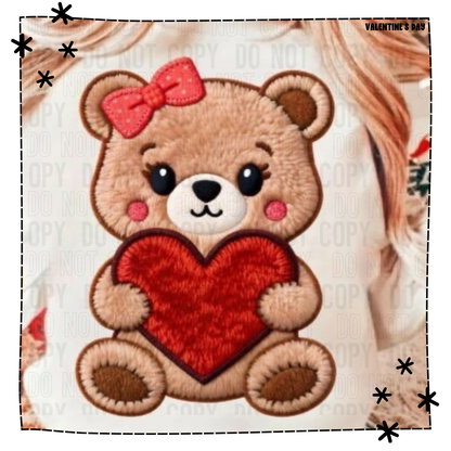 Teddy faux patch