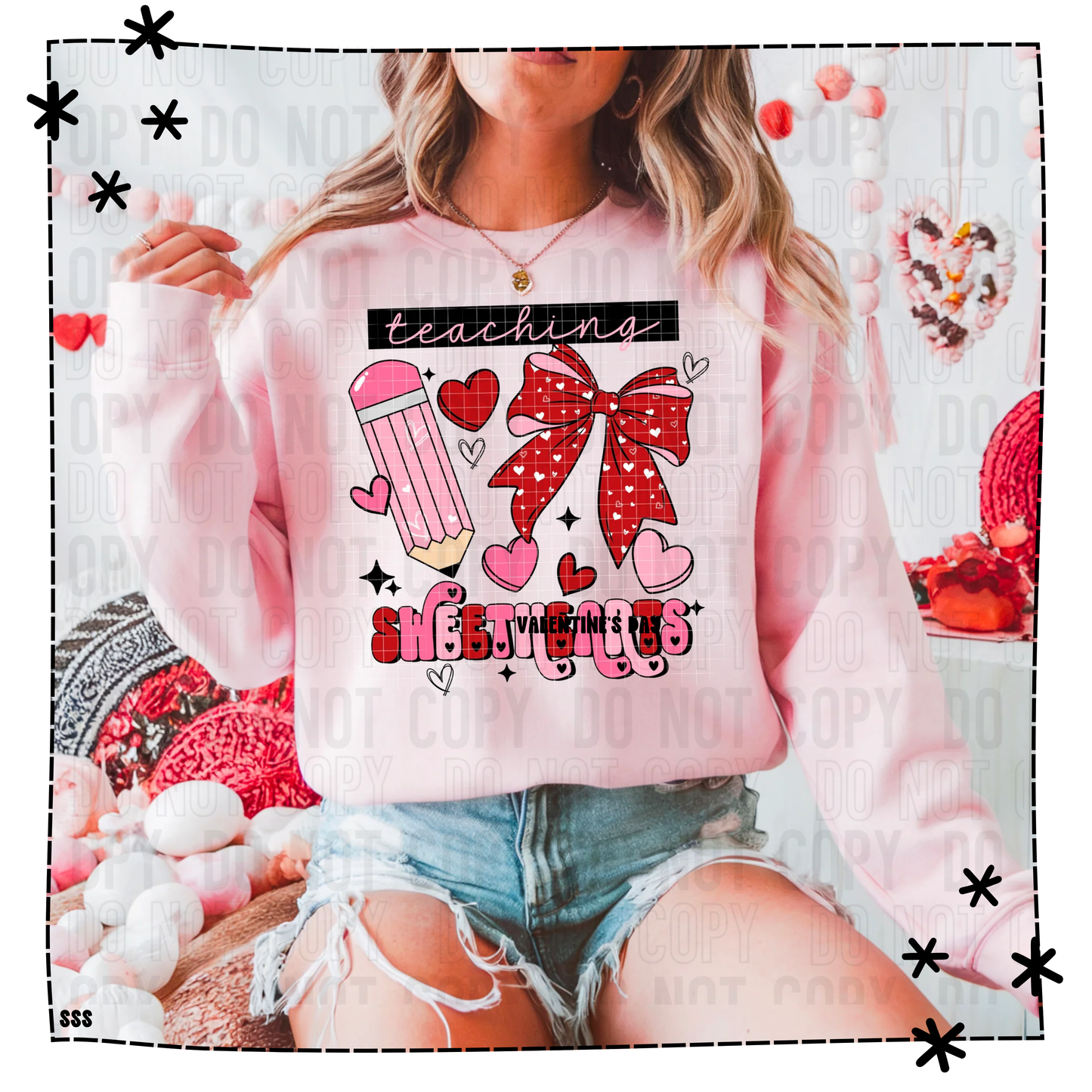 Teaching Sweethearts Red Bow