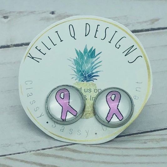 Breast Cancer Awareness clip-ons