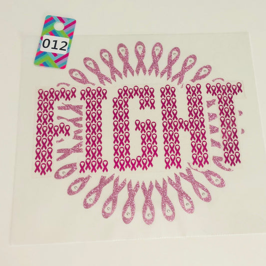 FIGHT metallic and glitter