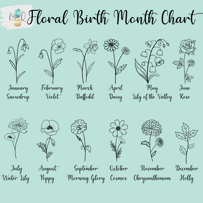 Birth Flower Tees