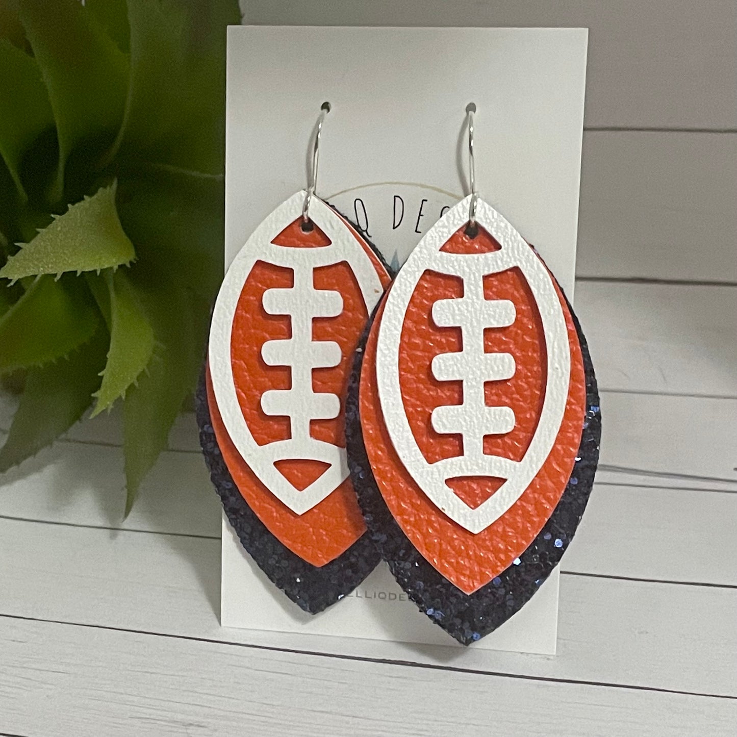 Football Team Color Earrings