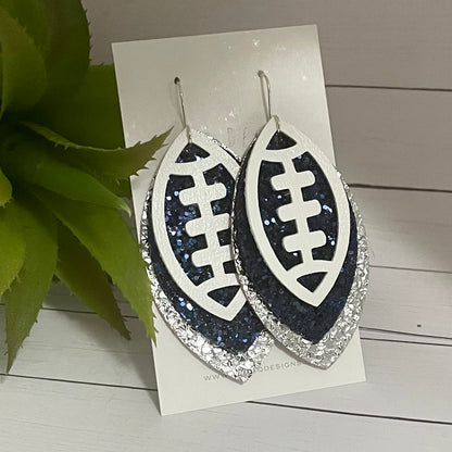 Football Team Color Earrings