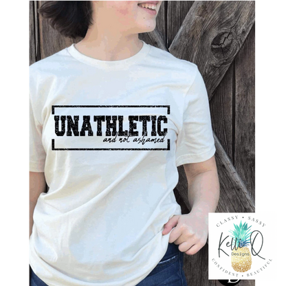 Unathletic and not ashamed