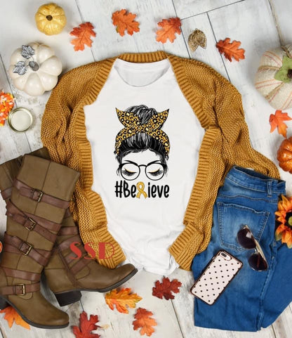 Yellow Ribbon Mom Bun