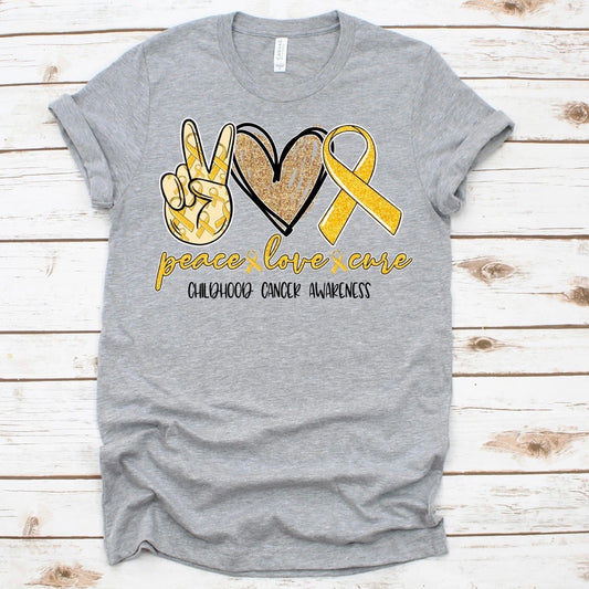 Peace Love Cure/ Childhood Cancer Awareness