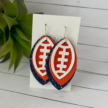 Football Team Color Earrings