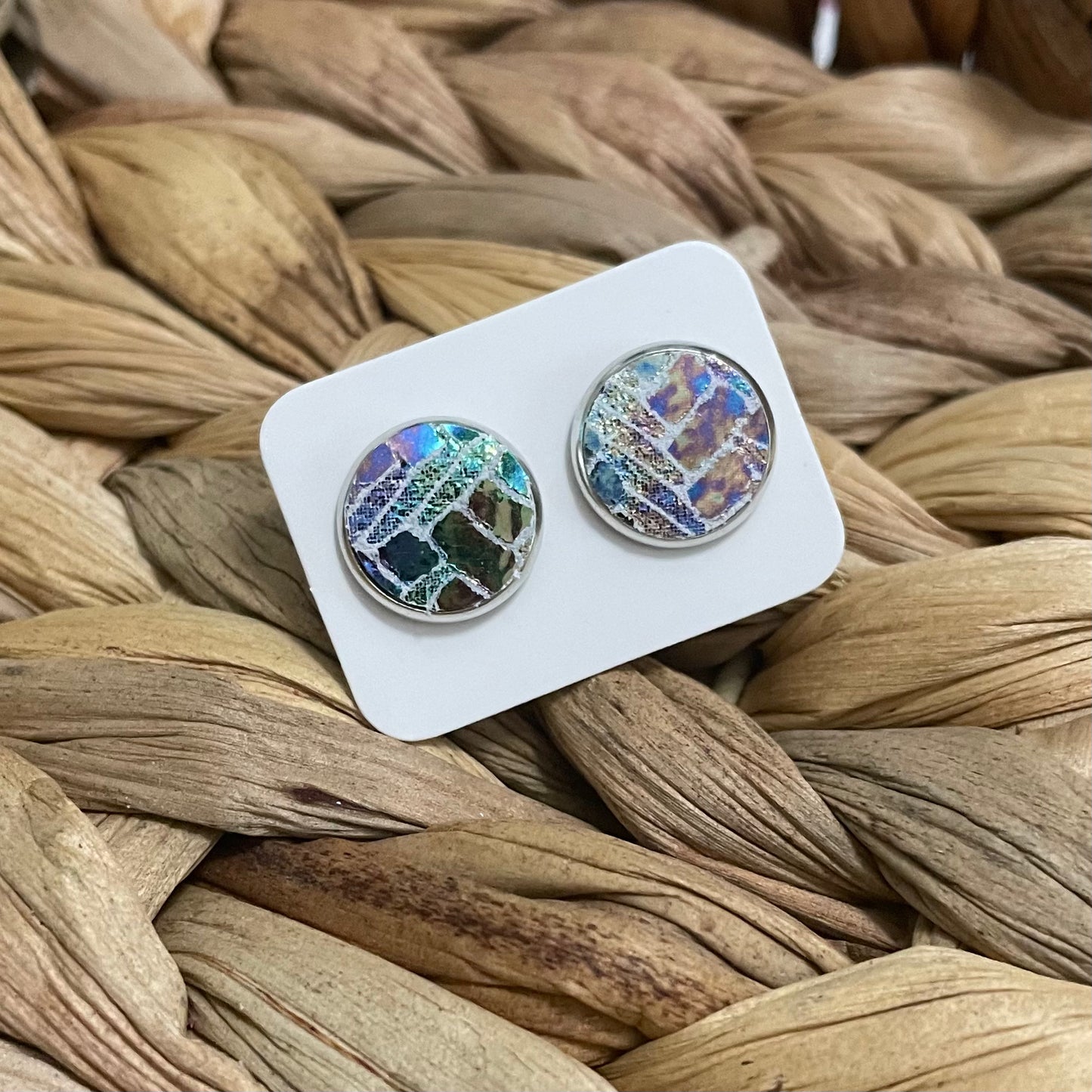 Iridescent Studs