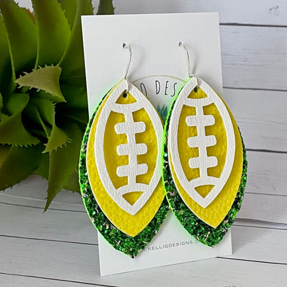 Football Team Color Earrings