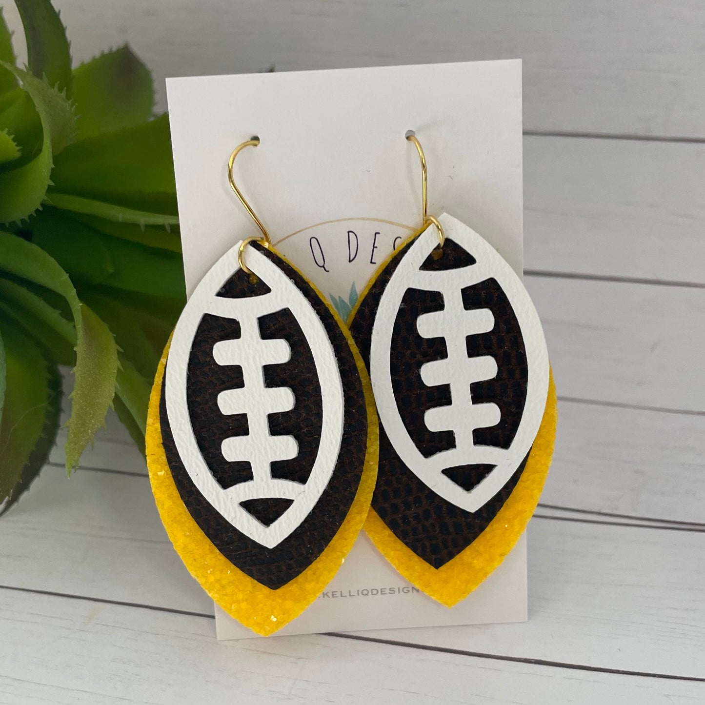 Football Team Color Earrings