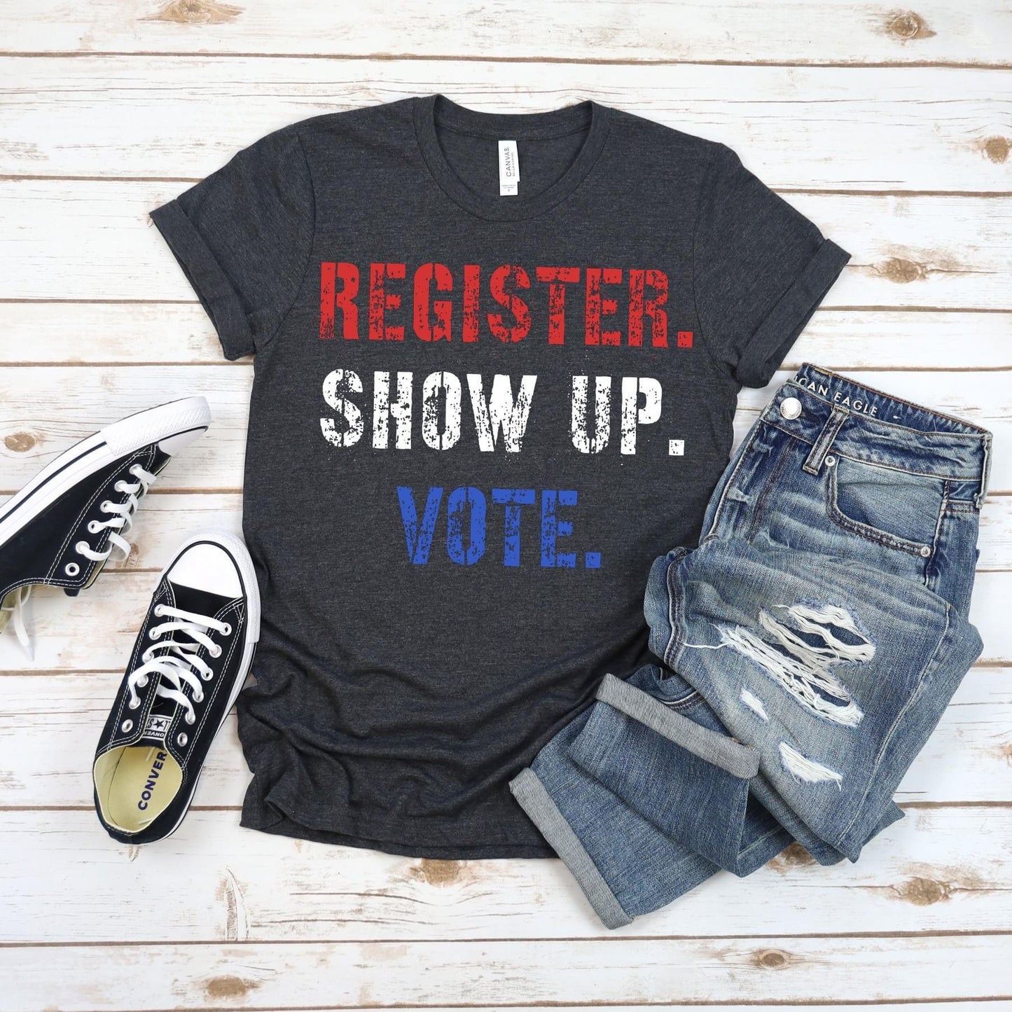 Register Show up Vote