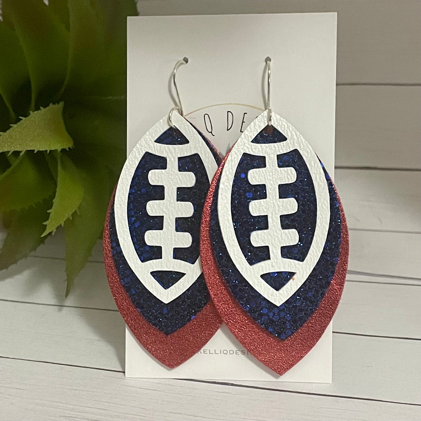 Football Team Color Earrings