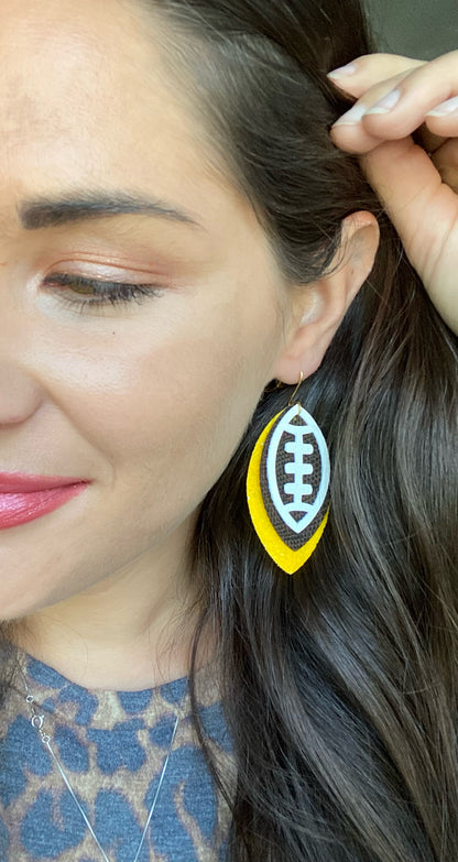 Football Team Color Earrings